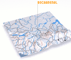 3d view of Boca Arenal