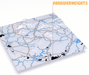 3d view of Vandiver Heights