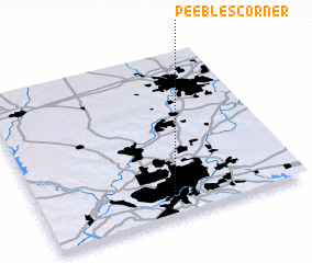 3d view of Peebles Corner