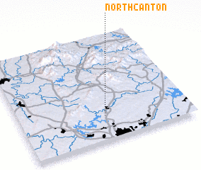 3d view of North Canton