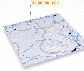 3d view of Sloans Valley