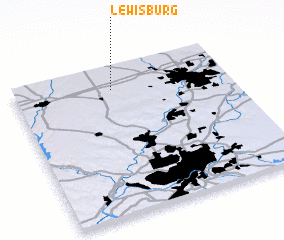3d view of Lewisburg