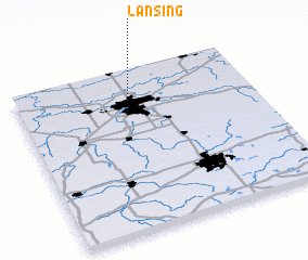 3d view of Lansing
