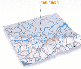 3d view of San Isidro