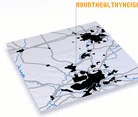 3d view of Mount Healthy Heights