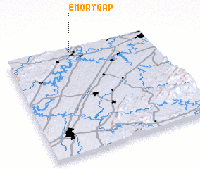 3d view of Emory Gap