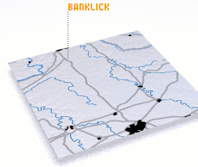 3d view of Bank Lick