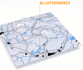 3d view of Allatoona Pass