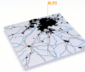 3d view of Alps