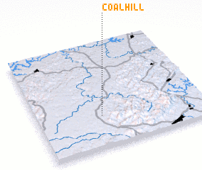 3d view of Coal Hill