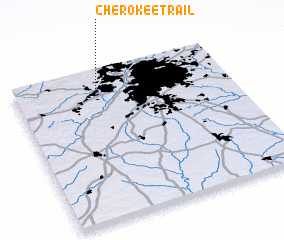 3d view of Cherokee Trail