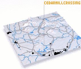 3d view of Cedar Mill Crossing