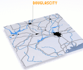 3d view of Douglas City