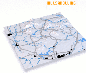 3d view of Hills-A-Rolling
