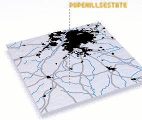 3d view of Pope Hills Estate