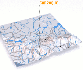 3d view of San Roque