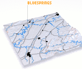 3d view of Blue Springs