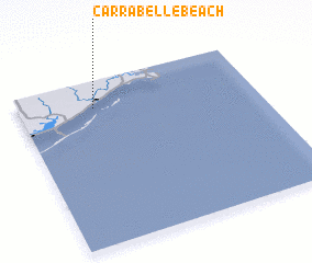 3d view of Carrabelle Beach