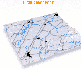 3d view of Highland Forest