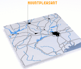 3d view of Mount Pleasant