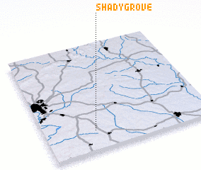 3d view of Shady Grove