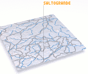 3d view of Salto Grande