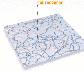 3d view of Salto Grande