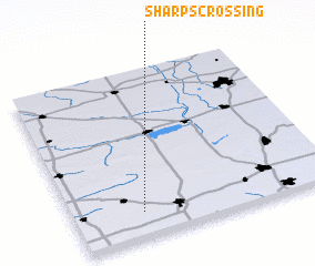 3d view of Sharps Crossing