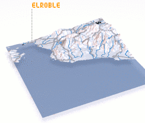 3d view of El Roble