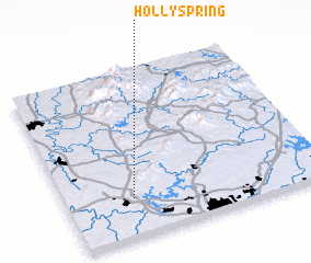 3d view of Holly Spring