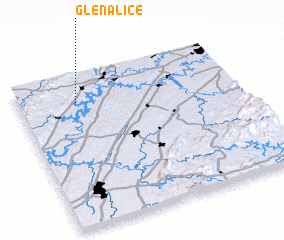 3d view of Glen Alice