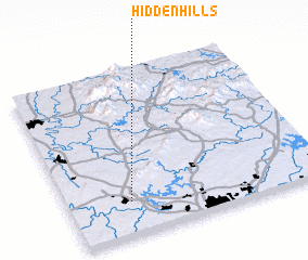 3d view of Hidden Hills