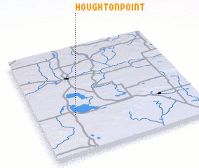 3d view of Houghton Point