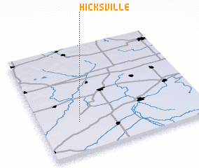 3d view of Hicksville