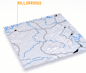 3d view of Mill Springs