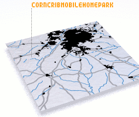 3d view of Corn Crib Mobile Home Park