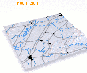 3d view of Mount Zion