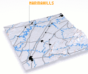 3d view of Marina Hills