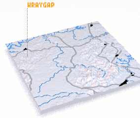 3d view of Wray Gap