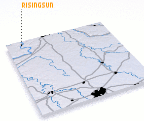 3d view of Rising Sun