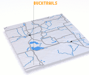 3d view of Buck Trails