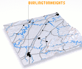 3d view of Burlington Heights