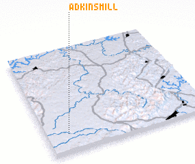 3d view of Adkins Mill