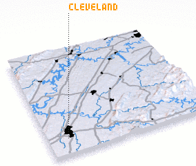 3d view of Cleveland