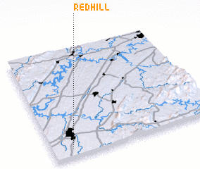 3d view of Red Hill