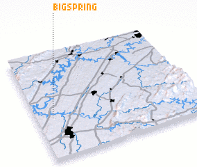 3d view of Big Spring