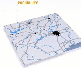 3d view of Rock Bluff