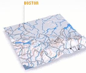 3d view of Boston