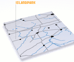 3d view of Island Park