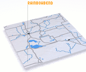 3d view of Rainbow Bend